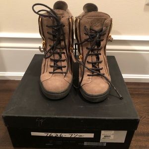 GIUSEPPE ZANOTTI WEDGE SNEAKER